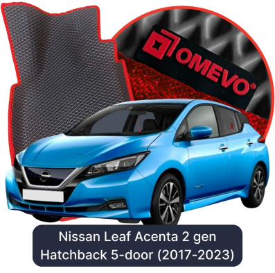 EVA Autoteppiche OMEVO für Nissan Leaf Acenta 2 gen Schrägheck 5 Türen (2017-2023)