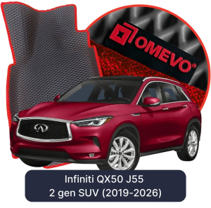 OMEVO 5D Pro EVA Fußmatten für Infiniti QX50 J55 2. Generation SUV (2019-2026)