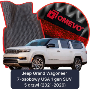 OMEVO 5D Pro EVA Fußmatten für Jeep Grand Wagoneer 7-Sitzer USA 1. Gen SUV (2021-2026)