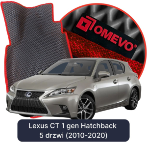 OMEVO 5D Pro EVA Fußmatten für Lexus CT 1. Gen Hatchback (2010-2020)