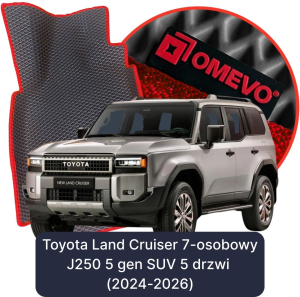 OMEVO 5D Pro EVA Fußmatten für Toyota Land Cruiser 7-Sitzer J250 5 gen SUV (2024-2026)