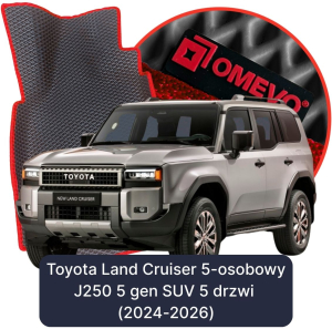 OMEVO 5D Pro EVA Fußmatten für Toyota Land Cruiser 5-Sitzer J250 5 gen SUV (2024-2026)