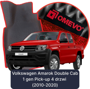 OMEVO 5D Pro EVA Fußmatten für Volkswagen Amarok Double Cab 1. Gen Pick-up (2010-2020)