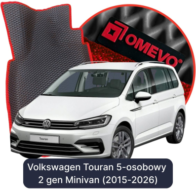EVA Autoteppiche OMEVO für Volkswagen Touran 5-Sitzer 2. gen Minivan (2015-2026)
