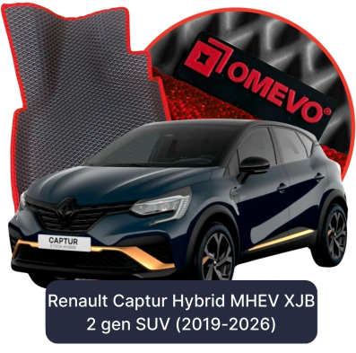EVA Autoteppiche OMEVO für Renault Captur Hybrid MHEV XJB 2 gen SUV (2019-2026)