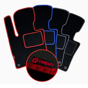 Velours-Autofußmatten OMEVO für Volkswagen ID.7 GTX 1 gen Liftback (2023-2026)