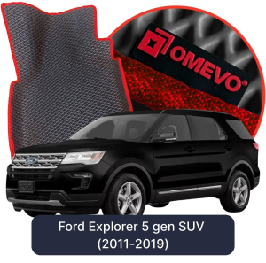 OMEVO 5D Pro EVA Fußmatten für Ford Explorer 5. gen SUV (2011-2019)