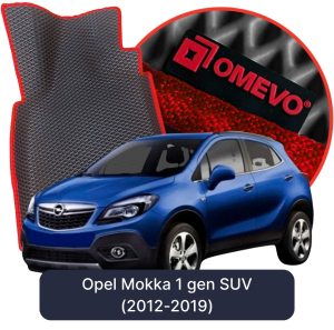 OMEVO 5D Pro EVA Fußmatten für Opel Mokka 1. gen SUV (2012-2019)