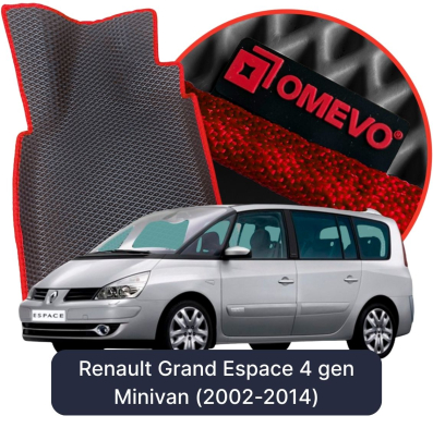 EVA Autoteppiche OMEVO für Renault Grand Espace 4 gen Minivan (2002-2014)