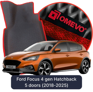 OMEVO 5D Pro EVA Fußmatten für Ford Focus 4. gen Hatchback 5 Türen (2018-2025)