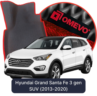 EVA Autoteppiche OMEVO für Hyundai Grand Santa Fe 6-Sitzer 3. Generation SUV (2013-2020)