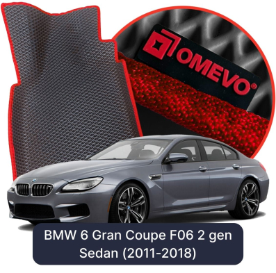 EVA Autoteppiche OMEVO für BMW 6 Gran Coupe F06 2 gen Limousine (2011-2018)