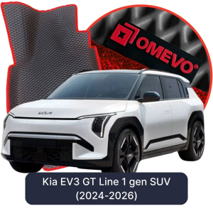 OMEVO 5D Pro EVA Fußmatten für Kia EV3 GT Line 1. Gen SUV (2024-2025)