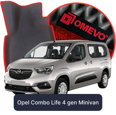 EVA Autoteppiche OMEVO für Opel Combo Life 4. gen Minivan (2018-2025)