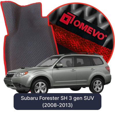 EVA Autoteppiche OMEVO für Subaru Forester SH 3 gen SUV (2008-2013)