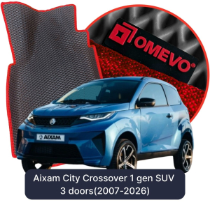 OMEVO 5D Pro EVA Fußmatten für Aixam City Crossover 1 gen SUV 3 Türen (2007-2026)