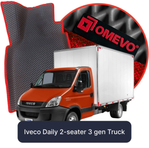 OMEVO 5D Pro EVA Fußmatten für Iveco Daily 2-Sitzer 3. Gen LKW (2014-2025)