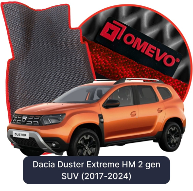EVA Autoteppiche OMEVO für Dacia Duster Extreme HM 2 gen SUV (2017-2024)