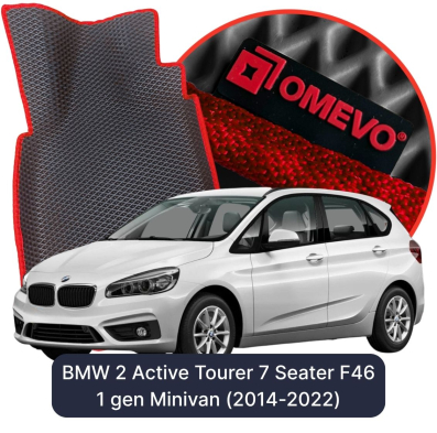 EVA Autoteppiche OMEVO für BMW 2 Active Tourer 7-Sitzer F45 1 gen Minivan (2014-2022)