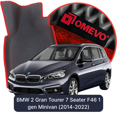 EVA Autoteppiche OMEVO für BMW 2 Gran Tourer 7-Sitzer F46 1 gen Minivan (2014-2022)