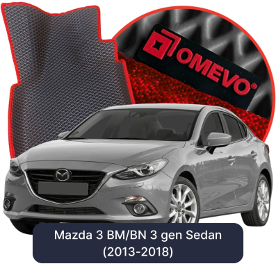 EVA Autoteppiche OMEVO für Mazda 3 BM/BN 3 gen Limousine (2013-2018)