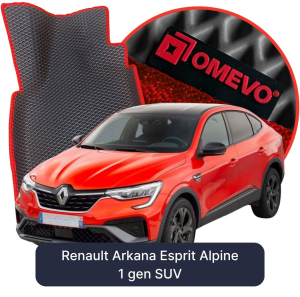 OMEVO 5D Pro EVA Fußmatten für Renault Arkana Esprit Alpine 1 gen SUV (2023-2025)