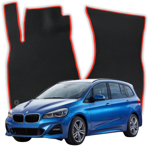 OMEVO EVA Fußmatten® für BMW 2 Gran Tourer 5-Sitzer F45 1 gen Minivan (2014-2022)