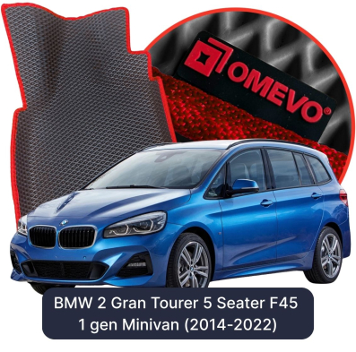 EVA Autoteppiche OMEVO für BMW 2 Gran Tourer 5-Sitzer F45 1 gen Minivan (2014-2022)