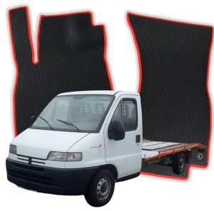 OMEVO EVA Fußmatten® für Peugeot Boxer Abschleppwagen (2-Sitzer) 1. Gen Kastenwagen (1994-2006)