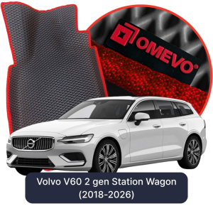 OMEVO 5D Pro EVA Fußmatten für Volvo V60 2. Gen Kombi (2018-2025)