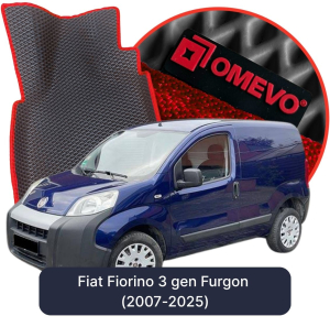 OMEVO 5D Pro EVA Fußmatten für Fiat Fiorino 3. gen Furgon (2007-2025)