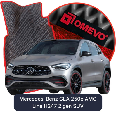 EVA Autoteppiche OMEVO für Mercedes-Benz GLA 250e AMG Line H247 2 gen SUV (2020-2025)