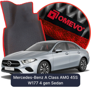 OMEVO 5D Pro EVA Fußmatten für Mercedes-Benz A-Klasse AMG 45S W177 4 gen Limousine (2019-2026)