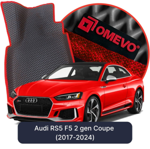 OMEVO 5D Pro EVA Fußmatten für Audi RS5 F5 2 gen Coupe (2017-2024)