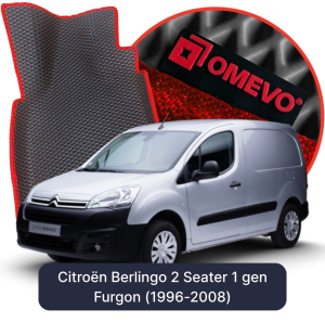 OMEVO 5D Pro EVA Fußmatten für Citroën Berlingo 2-Sitzer 1 gen Furgon (1996-2008)