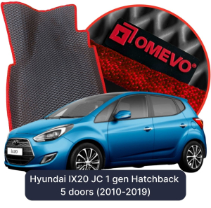 OMEVO 5D Pro EVA Fußmatten für Hyundai IX20 JC 1. Generation Hatchback (2010-2019)