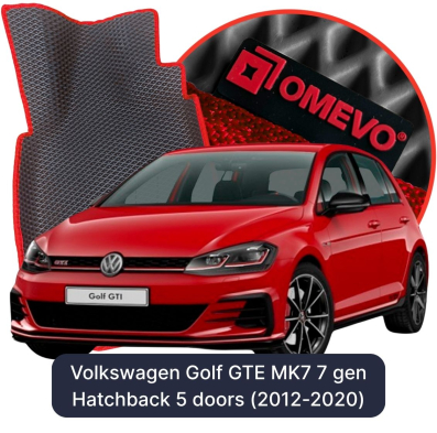 EVA Autoteppiche OMEVO für Volkswagen Golf GTE MK7 7. Gen Hatchback (2012-2020)