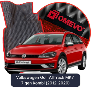 OMEVO 5D Pro EVA Fußmatten für Volkswagen Golf AllTrack MK7 7. Gen (2012-2020)