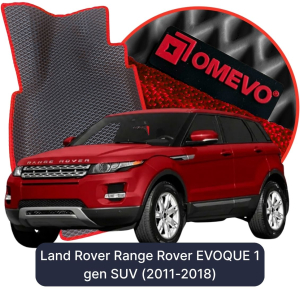 OMEVO 5D Pro EVA Fußmatten für Land Rover Range Rover EVOQUE 1. Gen SUV (2011-2018)