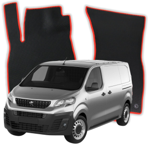OMEVO EVA Fußmatten® für Peugeot Expert 3-Sitzer 3 gen Kastenwagen 3 Turen (2016-2026)