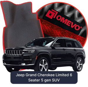 OMEVO 5D Pro EVA Fußmatten für Jeep Grand Cherokee Limited 6-Sitzer 5. Gen SUV (2021-2025)