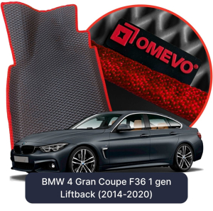 OMEVO 5D Pro EVA Fußmatten für BMW 4 Gran Coupe F36 1 gen Liftback (2014-2020)