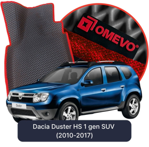 OMEVO 5D Pro EVA Fußmatten für Dacia Duster HS 1 gen SUV (2010-2017)
