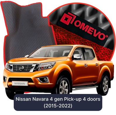 EVA Autoteppiche OMEVO für Nissan Navara 4. Generation Pick-up (2015-2022)