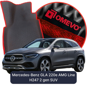 OMEVO 5D Pro EVA Fußmatten für Mercedes-Benz GLA 220e AMG Line H247 2 gen SUV (2020-2026)