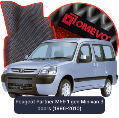 EVA Autoteppiche OMEVO für Peugeot Partner M59 1 gen Minivan 3 Türer (1996-2010)