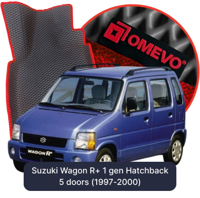 EVA Autoteppiche OMEVO für Suzuki Wagon R+ 1 gen Kompakt 5 Türer (1997-2000)