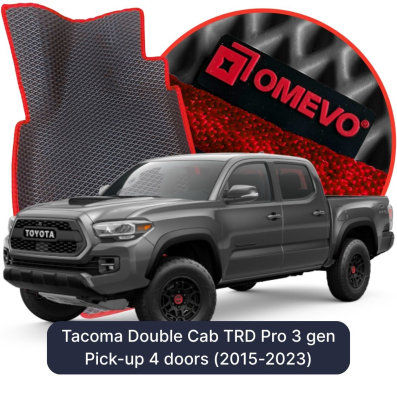 EVA Autoteppiche OMEVO für Tacoma Double Cab TRD Pro 3 gen Pick-up 4 Türer (2015-2023)