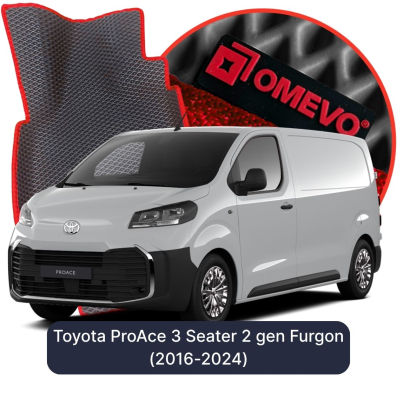 EVA Autoteppiche OMEVO für Toyota ProAce 3-Sitzer 2 gen Kastenwagen (2016-2024)