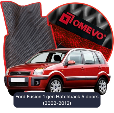 EVA Autoteppiche OMEVO für Ford Fusion 1 gen Kompakt 5 Türer (2002-2012)